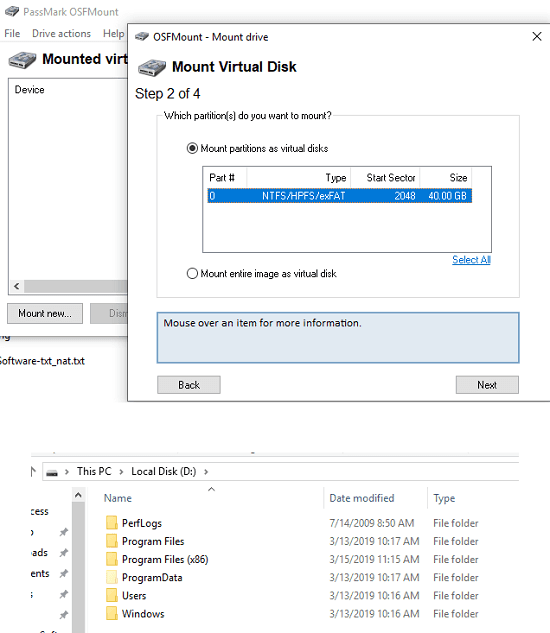 free downloads PassMark OSFMount 3.1.1002