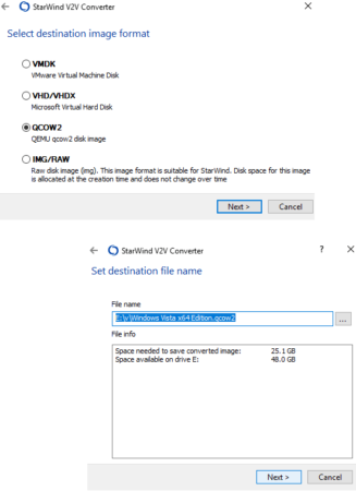 Convert VMDK to QCOW2 in Windows with these Free Software