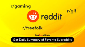 get daily summary of favorite subreddits