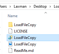 run LoadFileCopy