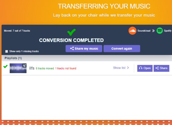 How to Transfer Playlist from SoundCloud to Spotify?
