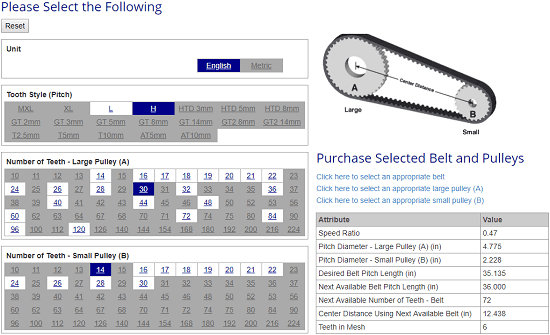 Belt Length Calculator by Bbman