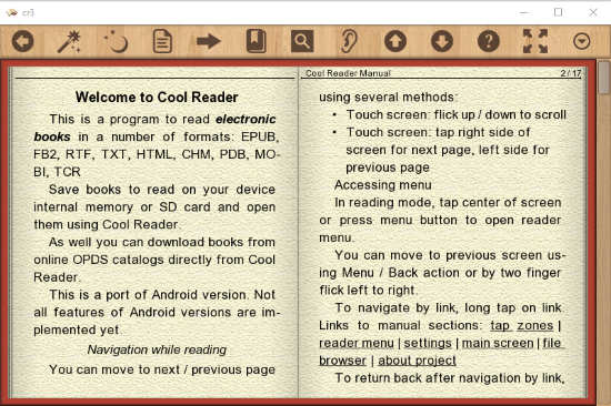 cool reader epub