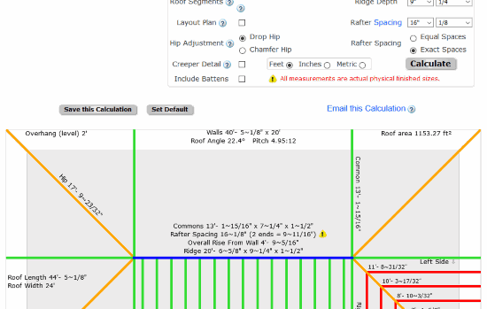 Framing Calculator