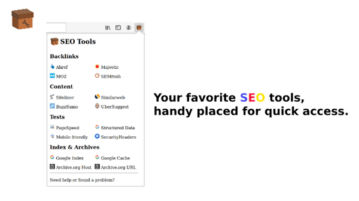 SEO Browser Extension