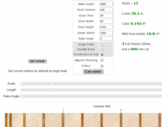 Framing Calculator