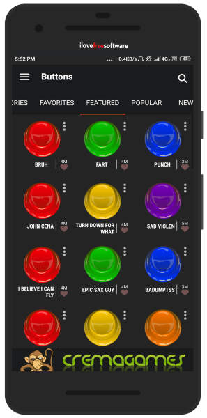 Instant Buttons Soundboard App APK (Android App) - Free Download