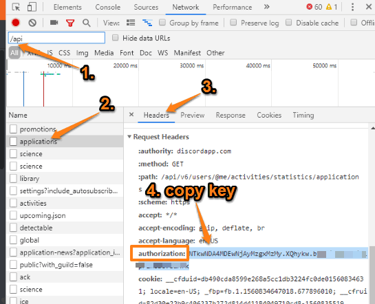 copy api key