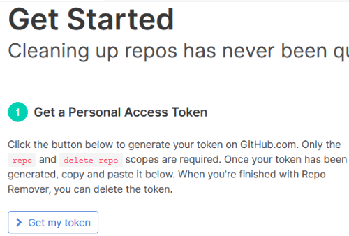 get personal access token