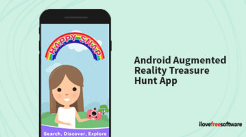 Android augmented reality treasure hunt app