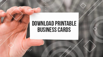 Download Printable Business Cards