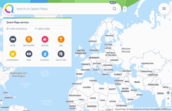 Qwant Maps