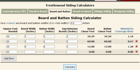 Trestlewood Board And Batten Spacing Calculator 450x225 