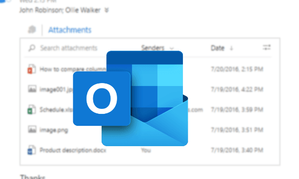 Free addin to List all Attachments from an Email Conversations on Outlook