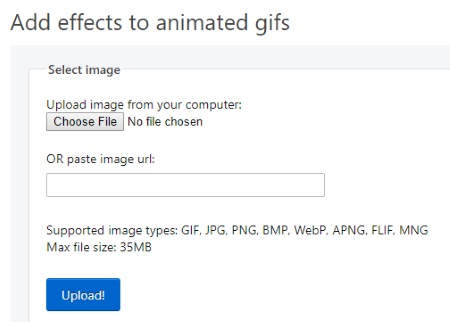 add effects to image gif