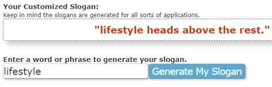 advertising slogan generator