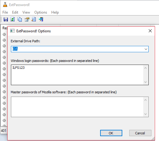 ExtPassword instaling