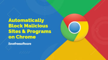 block malicious sites and programs on chrome