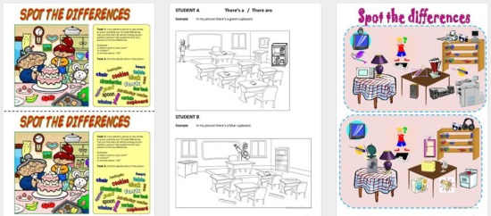 download printable spot the difference worksheets from 8 free websites