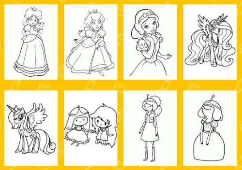 download printable coloring pages for girls using 10 free websites