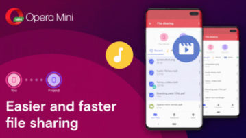 How to Share Files Offline in Android using Opera Mini?