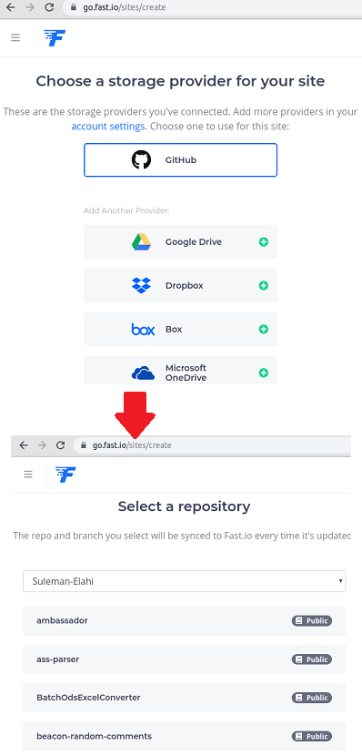 file io choose storage