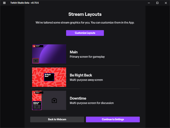 new twitch studio interface customizations