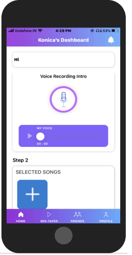 Create Custom Mixtape with Audio Recording