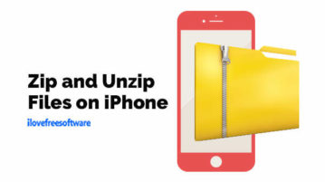 Zip and Unzip Files on iPhone