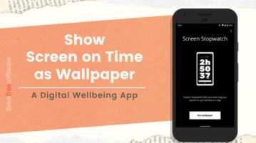 Show the Time You Spend on Phone as Android Wallpaper