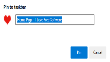 How to Pin Websites to Taskbar using Microsoft Edge Chromium Image