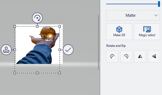 How to Remove Image Background using Paint 3D in Windows 10?