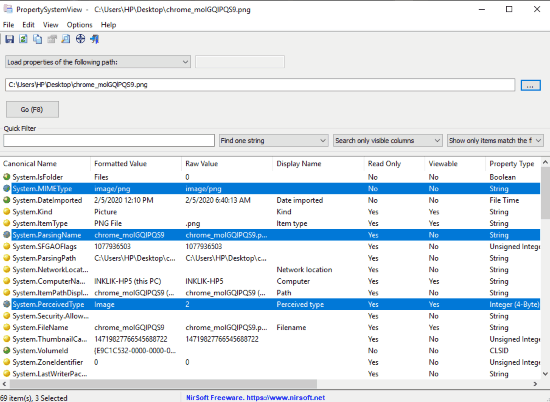 windows file properties editor