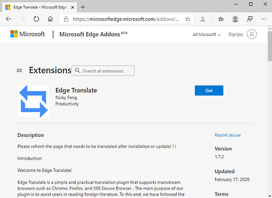 How To Translate Any Website In Microsoft Edge Chromium 9839