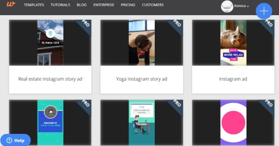 create animated Instagram stories