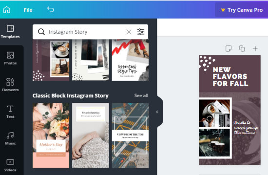 create animated Instagram stories