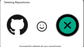 Delete GitHub repositories in bulk