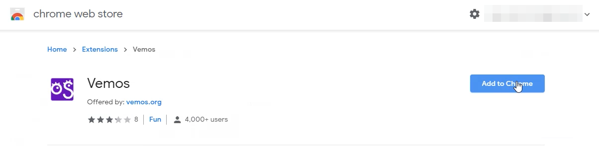 Vemos Chrome Extension