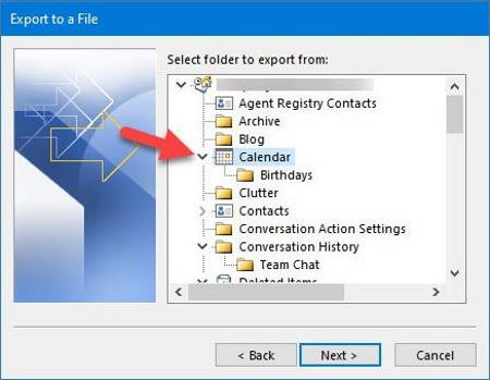 How to Export Outlook Calendar to CSV on Windows?