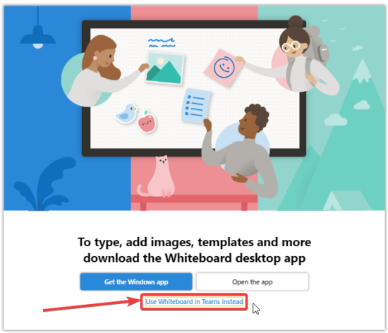Use Whiteboard in MS Teams