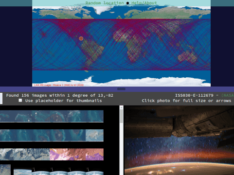 ISS Photo Explorer UI