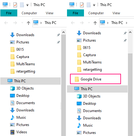 add google drive to file explorer