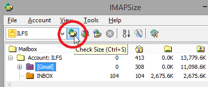 imapsize get