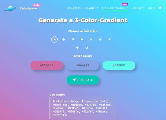 Gradient background color generator: Hãy khám phá công cụ tạo nền gradient tuyệt đẹp - bạn sẽ choáng ngợp với những màu sắc đẹp mắt mà nó mang lại!