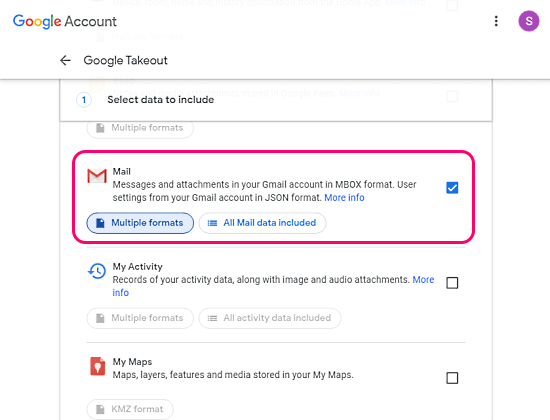 pick gmail for download