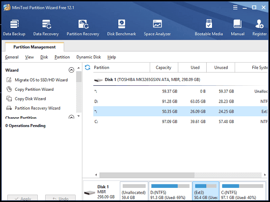 minitool partition wizard old version