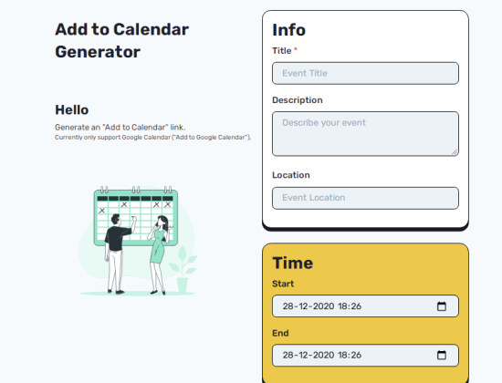 Generate #39 Add to Calendar #39 Buttons for Your Website Free