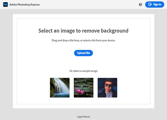 Remove Photo Background in High Resolution with Photoshop Online Free