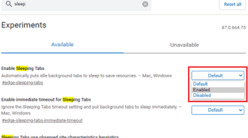 Edge Sleeping Tabs in Flags