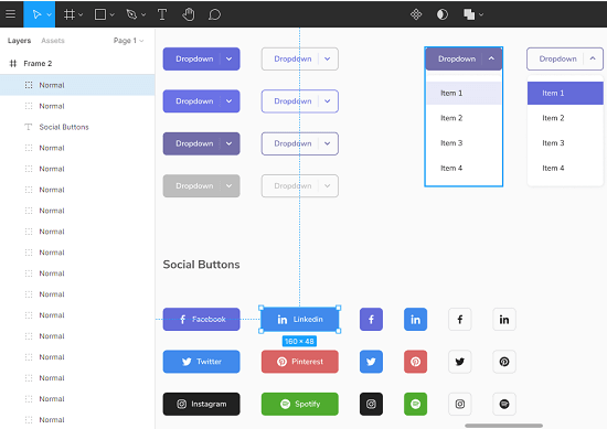 Free System UI Design Kit for Figma with Forms, Admin Dashboard Loop